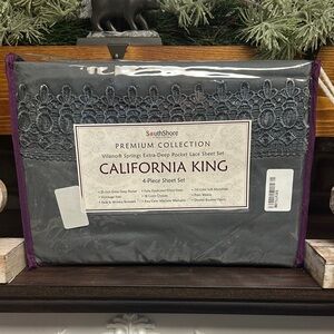 Premium Collection California King Sheet Set - Gray